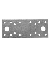 Пластина крепежная оцинкованная 130х53х2.0 мм