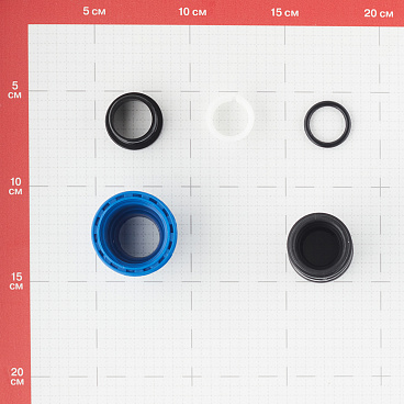 Муфта ПНД Tebo компрессионная переходная 20х3/4 ВР(г)