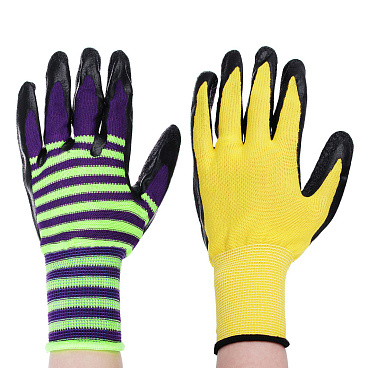 Перчатки нейлоновые с нитриловым обливом 10 (XL) (2136574/34/1421/4152)