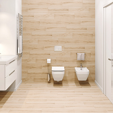 Керамогранит Cersanit Yasmin светло-бежевый 598х185х7,5 мм (11 шт.=1,216 кв.м)