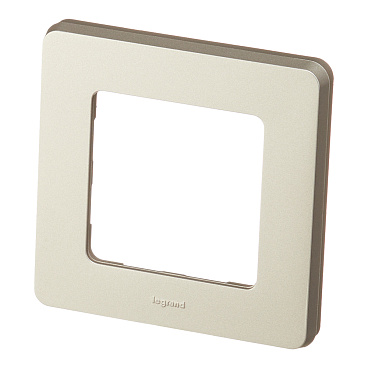 Рамка Legrand Inspiria одноместная шампань (673938)