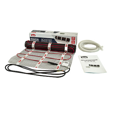 Теплый пол нагревательный мат КМ-200 1,5 кв.м 200 (300) Вт