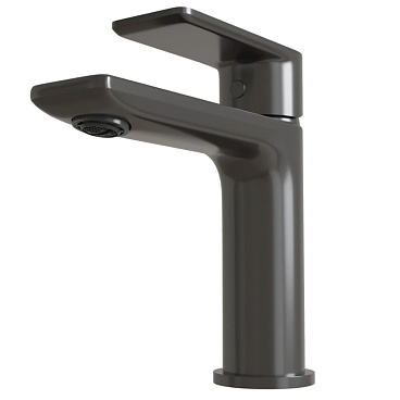 Смеситель для раковины Mixline ML33-04GR графит однорычажный (556598)