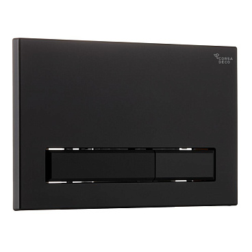 Клавиша смыва для инсталляций Corsa Deco TX черная матовая (FBTXB)